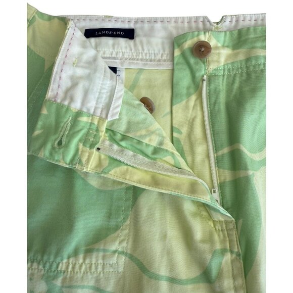 Lands' End Floral Multicolor Pockets Belt Loops Skort Women's Sz 12P - Picture 6 of 12
